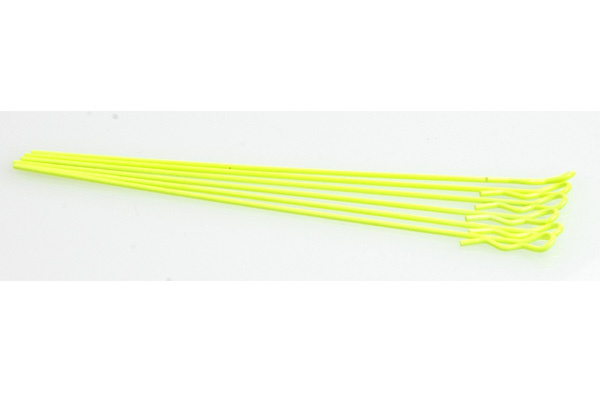 Karosserieclip 1/10 extra lang - Neon Gelb 6 Stck