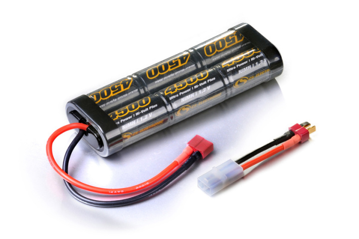 NiMh Akku 7,2V 4500maAh UltraPower High Volt Plus Racing Pack -6-Zellen Stickpack- Tamiya+T-Plug