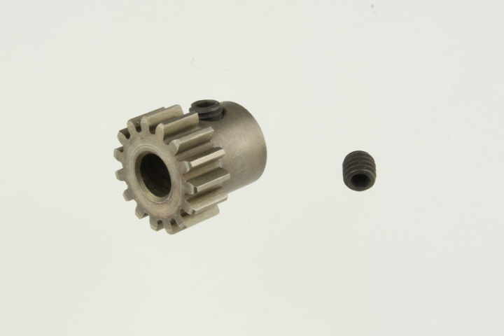 Motorritzel -Stahl- 5,0mm Welle, Modul 0.8 / 32dp - 15 Zähne