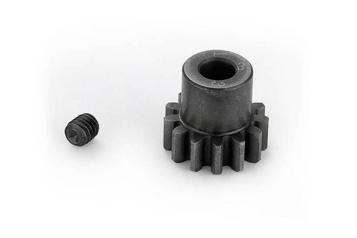Motorritzel -Stahl- 5,0mm Welle, Modul 1 - 13 Zähne