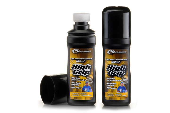 CS-Racing High Grip, Reifenhaftmittel -in Dosierflasche mit Schwammtupfer- 100ml
