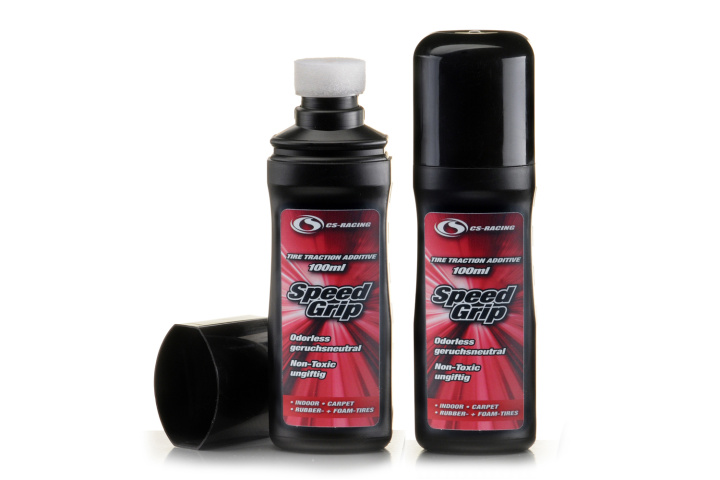 CS-Racing Speed Grip Carpet, Reifenhaftmittel -in Dosierflasche mit Schwammtupfer- 100ml
