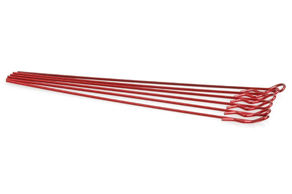 Modellbau Albl - Karosserieclips Metallic Rot (10 Stk.)