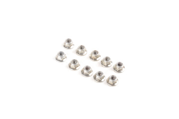 M5 Nyloc Nut with Flange-10pk