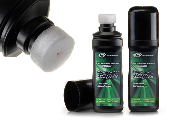 CS-Racing Competition Grip2, Reifenhaftmittel -in Dosierflasche mit Schwammtupfer- 100ml