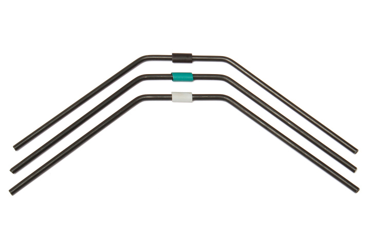 RC8B3 FT Front Anti-roll Bars, 2.3-2.5mm