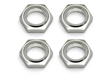 Nyloc Wheel Nuts, silver