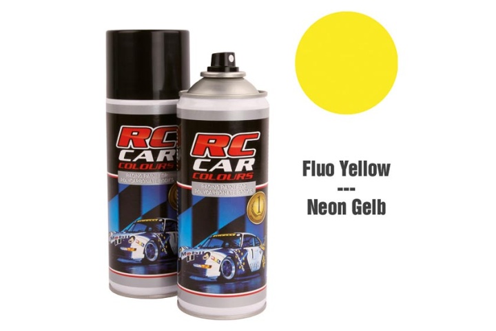 RC Car Colours - Lexan Spray Gelb Fluoreszierend 150ml Lexanfarbe