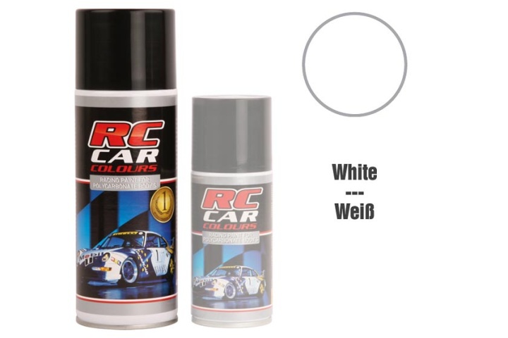 RC Car Colours - Lexan Spray Weiß -groß- 400ml Lexanfarbe