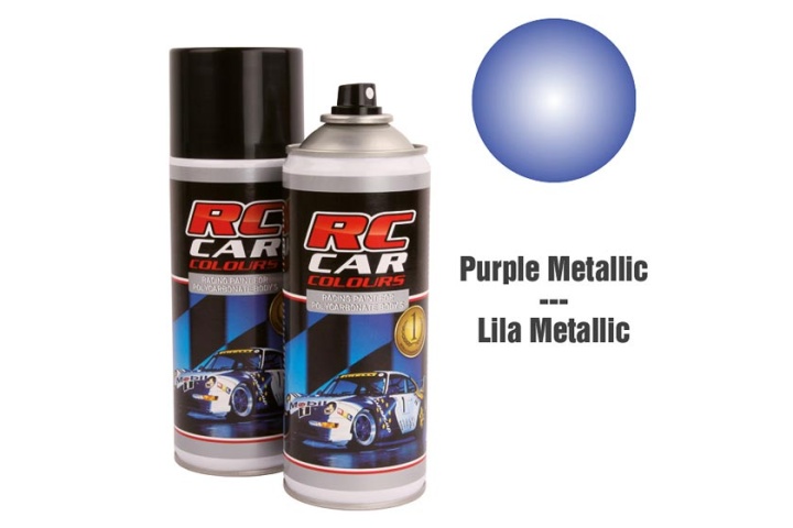RC Car Colours - Lexan Spray Purple Metallic 150ml Lexanfarbe