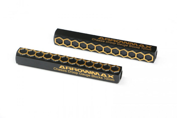 ARROWMAX Ausfederweg Unterleg Blocks 10mm (2) - Black Golden