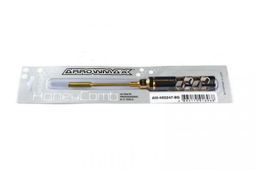 ARROWMAX Steckschlüssel 3/16 (4.76mm) x 100mm Black...
