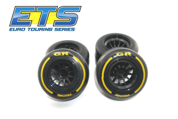 Ride F1 Rear Rubber Slick Tires -GR- Compound 61mm...