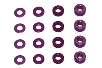 Alu-Beilagscheiben M3 purple (16)