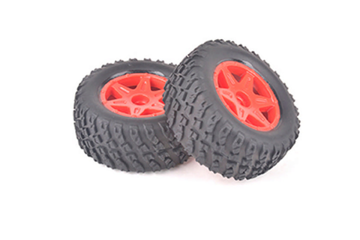 Spider Front Tyre & Wheel Set - Red
