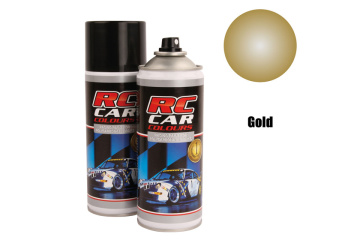 RC Car Colours - Lexan Spray Metallic Gold 150ml Lexanfarbe