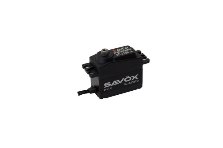 SAVÖX Digital -Servo SC-1258TG BLACK EDITION (12kg/0,08s/6V, 9,6kg/0,10s/4,8V)