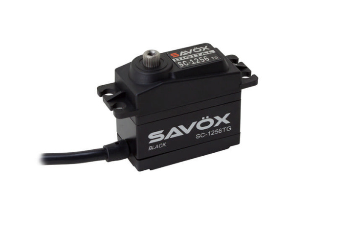 SAVÖX Digital-Servo SC-1256TG BLACK EDITION (20kg/0,15s/6V, 16kg/0,18s/4,8V)