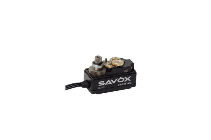 SAVÖX Digital-Servo SB-2263MG BLACK EDITION (10kg/0,076s/6V, 8kg/0,10s/4,8V)