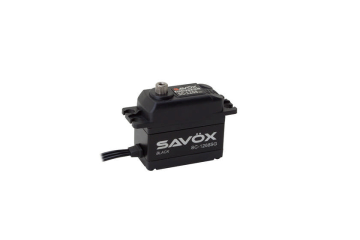 SAVÖX Digital Hochvolt-Servo SC-1268SG BLACK EDITION (25kg/0,11s/7,4V, 15kg/0,13s/6V)