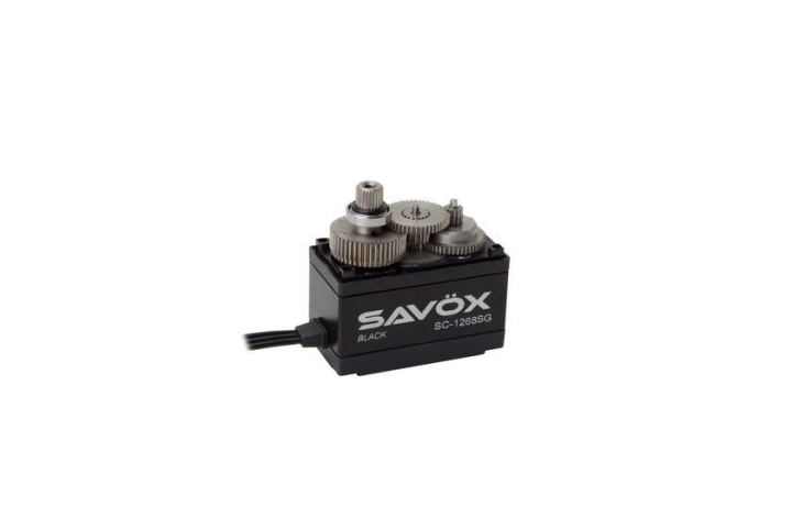 SAVÖX Digital Hochvolt-Servo SC-1268SG BLACK EDITION (25kg/0,11s/7,4V, 15kg/0,13s/6V)
