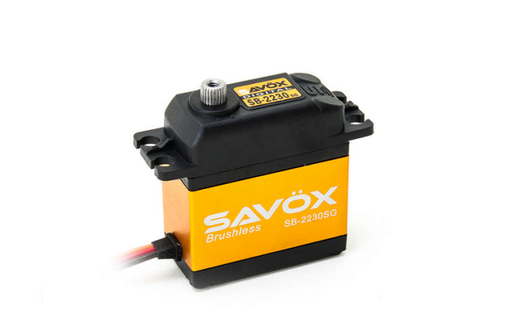 SAVÖX Brushless DigitalHV-Servo SB-2230SG (42kg/0,13s/7,4V, 36kg/0,16s/6V)