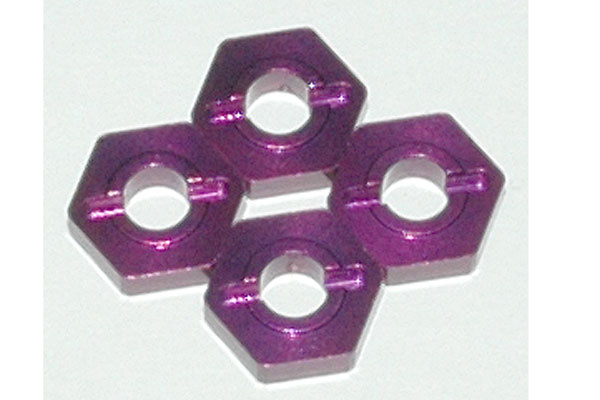 Rad-Sechskant Alu purple ohne Rille (2)
