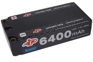 Intellect LiPo LiHV 6400mAh 2S 25.1mm Shorty 7.6v - 220g...