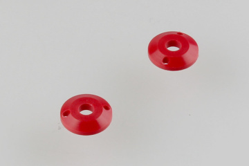Small Bore Dämpferkolbenplatten 1.4mm - red (2)
