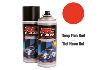 RC Car Colours - Lexan Spray Fluo Dunkel Rot 150ml...