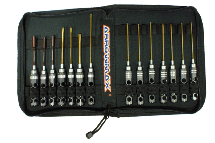 ARROWMAX Werkzeug-Set inklusive Werkzeugtasche (14Stck.) V2 Honeycomb